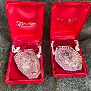 Waterford Christmas Ornaments ~ Vintage ~ Rare and hard to find
